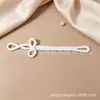 Mingmei 2026 nueva hebilla estilo Napoleón, hebilla blanca de tres hojas, hebilla tejida a mano con cordón de hueso, hebilla decorativa
