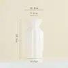 Jarrón de Cerámica Blanco Minimalista Shumen Decoración para Arreglo Floral de Sala de Estar en Casa Lujo Ligero Gama Alta Recipiente Decorativo Hidropónico