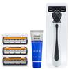 Fornecimento Direto da Fábrica Lâmina de Barbear Manual Simples de Três Camadas Navalha Antiga Barbear Masculino 1 Porta-Lâminas 20 Lâminas
