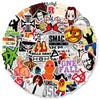 50 Adesivos Zhang Wenzi Adesivos WWE Luta livre americana Adesivos para mala de viagem Adesivos para guitarra skate Adesivos fofos de grafite Adesivos para carro