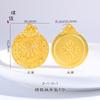 Loja de ouro mesmo estilo Vietnã Ouro acessórios faça você mesmo Nine Palace Bagua marca pingente colar suéter corrente corda preta corrente redonda marca mulheres
