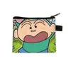Nuevo Monedero de Crayon Shin-chan Bolsa de Monedas con Cremallera de Dibujos Animados Linda Bolsa Pequeña de Almacenamiento para Estudiantes Venta al por Mayor