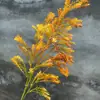 Flores Artificiales Naranja Otoño Exterior Boda Hogar Salón de Bodas Flores Falsas Flores de Seda Venta al por Mayor Naranja Brillante