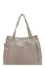 Bolsa de Lona Tote de Gran Capacidad, Elegante y Versátil, Adecuada para Estudiantes y Viajes Diarios