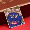 Dzambala Negro pintado tibetano pintura Thangka pintada a mano lienzo central impresión microchorro Thangka cultural y creativo Zakiralam al por mayor