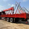 La fábrica suministra directamente a Liuqi la grúa de brazo de cinco secciones de 3112 toneladas y ocho ruedas traseras con grúa de 10 toneladas y 14 toneladas