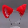Diadema de Orejas de Gato Diadema de Cabeza de Zorro Accesorio para el Cabello Femenino Perro Lobo Orejas de Animal Pinza para el Cabello Pinza para el Cabello con Cascabel Accesorio Decoración Cosplay