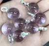 Cuentas Sueltas de Amatista Lavanda Natural en Forma de Corazón, Cuentas Espaciadoras de Corazón Transparente Color Melocotón Morado Claro, Accesorios para Manualidades con Cuentas Hechos a Mano, Venta al por Mayor desde el Fabricante