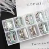 Pedras de Strass Sem Base de Cristal K9 Lapidado 6*10 Ângulo Reto Contínuo, Decorações Brilhantes de Alta Qualidade para Nail Art