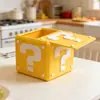 Caja de Almacenamiento Temática de Signo de Interrogación de Mario Impresa en 3D, Decoración de Escritorio de Gran Capacidad, Almacenamiento Creativo
