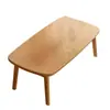 Mesa de Café Plegable Sala de Estar Apartamento Pequeño Mesa de Café para el Hogar Mesa de Comedor Doble Uso Habitación Pequeña Mesa Baja Patas de Madera Maciza Mesa de Juguetes