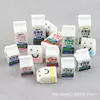 Accesorios de Resina Llavero Botella Reducida Colgante DIY Mini Botella de Leche Caja de Leche Miniatura Casa de Muñecas Tienda de Conveniencia