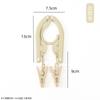 Percha plegable de viaje, para viajes, hoteles, viajes, multiusos, compacta, de secado, portátil, con pinza para calcetines