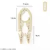 Percha Plegable para Ropa de Viaje, para Viajes de Negocios, Viajes de Hotel, Percha Compacta Multiusos para Secar Ropa, Pinza Portátil para Calcetines