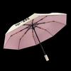 Em Estoque Logo Personalizado Totalmente Automático 70% de Desconto Guarda-Chuva de Chuva de Vinil Preto 50% de Desconto Proteção Solar Haste Reta Guarda-Chuva de Golfe Publicitário