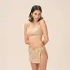 Nuevo Bikini Floral Sexy de Tres Piezas para Mujer Verano 2025 Bikini Dividido Traje de Baño para Vacaciones para Mujer