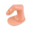 Prática de Unhas Dedos Falsos Unhas de Silicone Unhas Artificiais Display Pontas de Unhas Dedo ao Toque com Adesivo Borracha Mão ao Toque Transfronteiriço
