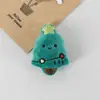 Pendente de Pelúcia Desenho Animado de Natal Papai Noel Veado Grampo de Cabelo Broche DIY Decoração para Roupa Bolsa Sapato Meia Acessórios