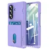 Nuevo Producto Funda para Teléfono Adecuada para Samsung Zfold8Ultra/7/6 con Eje Medio Antigolpes, Textura Agradable al Tacto, Ranura para Tarjeta, Cobertura Total y Protección de Bisagra