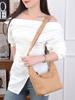 Bolsa Dumpling de Piel de Vacuno de Capa Superior Bolsa Portátil de Alta Gama para Lonchera Diseño Nicho Moda Combinable al 100% Bolso Bandolera de Hombro Bajo el Brazo