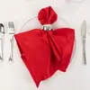 Guardanapo de cetim fosco, guardanapo dobrado, pano de limpeza de copos, banquete de casamento de hotel, guardanapo quadrado pequeno decorativo estilo americano