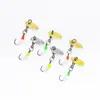 Señuelo de Pesca para Mosquitos con Lentejuelas Giratorias, Mosca, Anzuelo Modificado, Semilla de Melón Giratoria, Anilla de Figura Ocho Compuesta, Señuelo Pequeño