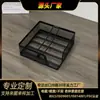 Estante de Metal para Almacenamiento de Servilletas de Hierro para Comercio Exterior Transfronterizo, Portaservilletas Cuadrado para Mesa de Comedor sin Taladro