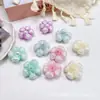 Accesorios de Flor de Perla de Tela, Adornos de Flor Hechos a Mano, Accesorios para Joyería DIY, Accesorios para el Cabello, Ropa, Zapatos, Calcetines, Accesorios para Juguetes