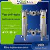 Equipamento de Filtração Paralela Série de Sacos Únicos com Revestimento de Tinta, Filtro Duplo Único em Aço Inoxidável 304