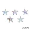 Cuentas de Estrella de Mar Ab con Galvanizado de Vidrio Hechas a Mano para Pulsera DIY Materiales para Joyería Bolsa para Pulseras Cuentas Sueltas Accesorios