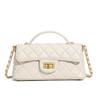 Bolso de Mano para Mujer Estilo Chanel Cadena Lujo Ligero Moda Cuero Genuino Modelo Nuevo 2026 Portátil Hombro Cruzado Bolso Acolchado