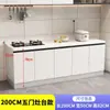 Gabinete de cocina con encimera de pizarra, gabinete doméstico de mármol, gabinete para estufa integrada, gabinete simple y económico para alquiler