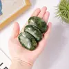 Joias Runyang Jade Natural Portátil Cristal Pedra Bruta Artesanato Pedra Polegar Massagem Pedra de Yoga Presente DIY