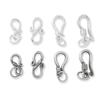 Plata S999 mate broche de langosta antiguo hebilla de plata vintage conector para collar pulsera diy accesorios de plata esterlina