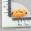 Bolo pão comida brincar resina acessórios caseiro creme cola DIY material miniatura casa de boneca decoração ornamentos atacado