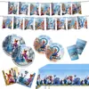 Platos de Papel Desechables, Vasos, Banderines, Decoraciones Colgantes, Bolsas de Regalo, Bolsas de Papel, Decoraciones de Fiesta de Nick y Judy de Zootopia