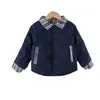 Conjunto de Invierno para Niños Nuevo Engrosado Cálido de Manga Larga de Dos Piezas para Bebés de un Año, Ropa de Algodón Engrosada Cálida para Salidas