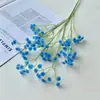 Goma Suave 108 Cabezas 3 Ramas Gypsophila Flor Artificial Flor Falsa Decoración de Boda Nupcial Ramo de Flores Pieza de Decoración para el Hogar