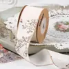 Cinta de Borde Bordada de Mariposa Unilateral Lazo DIY Accesorios para el Cabello Adorno para Ropa Accesorios para Sombreros Cinta para Empaque de Flores
