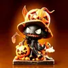 Adornos de Madera de Halloween Estilo Europeo y Americano, Decoraciones de Atmósfera Festiva, Adornos de Escritorio, Regalos Preferidos y Adornos Artesanales