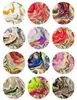 Gema del Tiempo pieza decorativa estilo nórdico serie de jarrones de flores pastorales marco de fotos de vidrio de cristal redondo decoración de bolsa