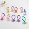 Acessórios de cabelo infantis 10 peças conjunto elástico de cabelo de alta elasticidade faixa de cabelo Meninas corda de cabelo de trança de desenho animado elástico de cabelo para menina pequena