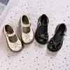 Zapatos de Cuero para Niñas 2026 Nuevo Estilo Coreano Suela Suave Zapatos de Princesa para Niñas, Zapatos de Presentación para Escuela Primaria, Zapatos Pequeños de Cuero Clásicos y Modernos