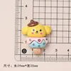 Doce Brilhante Sorvete Sanrio Sorvete Acessórios DIY Adesivo para Celular Resina Cartoon Joias Grampo de Cabelo Artesanal