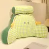 Almohada Lumbar de Cuadros Dopamina, Cojín de Cama, Respaldo Suave para Cabecera, Cojín de Soporte Lumbar para Mujeres Embarazadas, Esterilla para Dormir de Lado, Cojín de Sofá