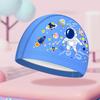 Touca de Natação Infantil Nova para Meninos e Meninas, PU Macio e Confortável Não Elástico Profissional Proteção de Ouvido para Natação Touca de Natação de Desenho Animado Atacado