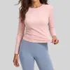 Traje de Camiseta de Manga Larga para Correr para Mujer Juyitang Aspecto Adelgazante Top de Yoga Nuevo Traje Deportivo de Fitness