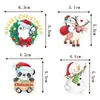 Atacado Decoração de Natal Boneco de Neve Toppers para Bolo Aniversário de Inverno Decoração de Bolo de Natal Toppers Inserções
