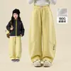 TUTU Elefantito Ropa Infantil Pantalones de Forro Polar para Niñas 2026 Nuevos Pantalones Casuales Otoño/Invierno Pantalones Largos de Pierna Curva