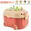 Caja de almacenamiento de juguetes para niños, caja de almacenamiento de plástico de gran capacidad para refrigerios, caja de almacenamiento de ropa de bebé